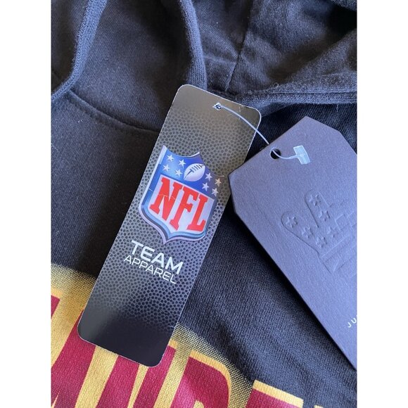 NFL Washington Commanders Junk Food Clothing Los Angeles Men’s S Hoodie Black - Picture 5 of 12